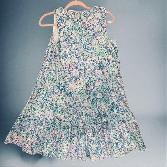 NWT Lilly Pulitzer Trina Dress Surf Blue Soleil It On Me Size Extra Small - Picture 8 of 9